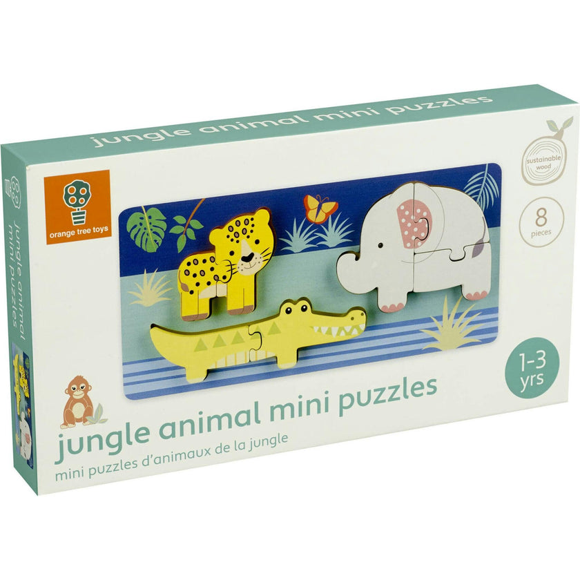 Orange Tree Toys: Jungle Animals - Mini Puzzles