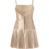Jasmine Pleated Mini Dress