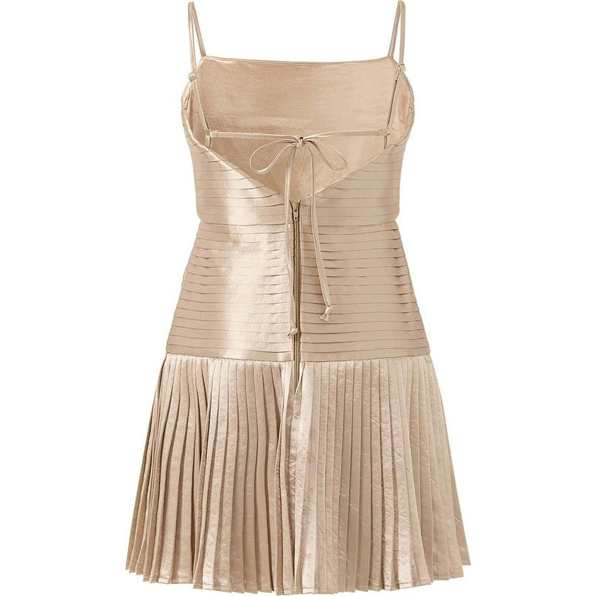 Jasmine Pleated Mini Dress