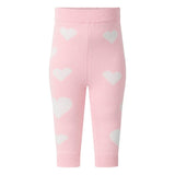 Heart Knit Cardigan & Leggings Set