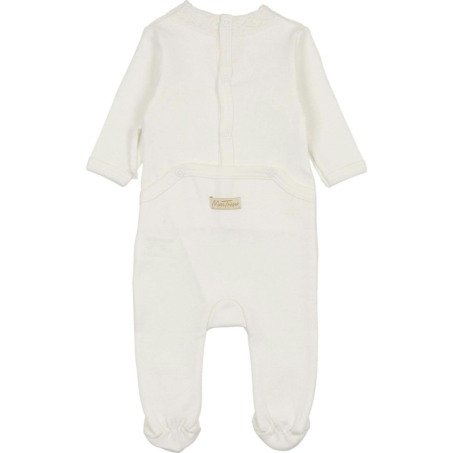 Knit Twist Footie & Hat Set Rose Smoke