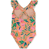 Ruffle One-Piece Swimsuit, Multi