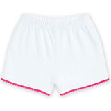 Terry Shorts With Pom Poms