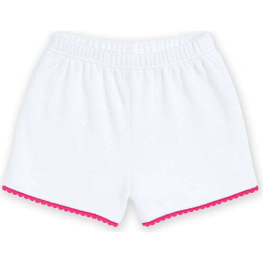 Terry Shorts With Pom Poms