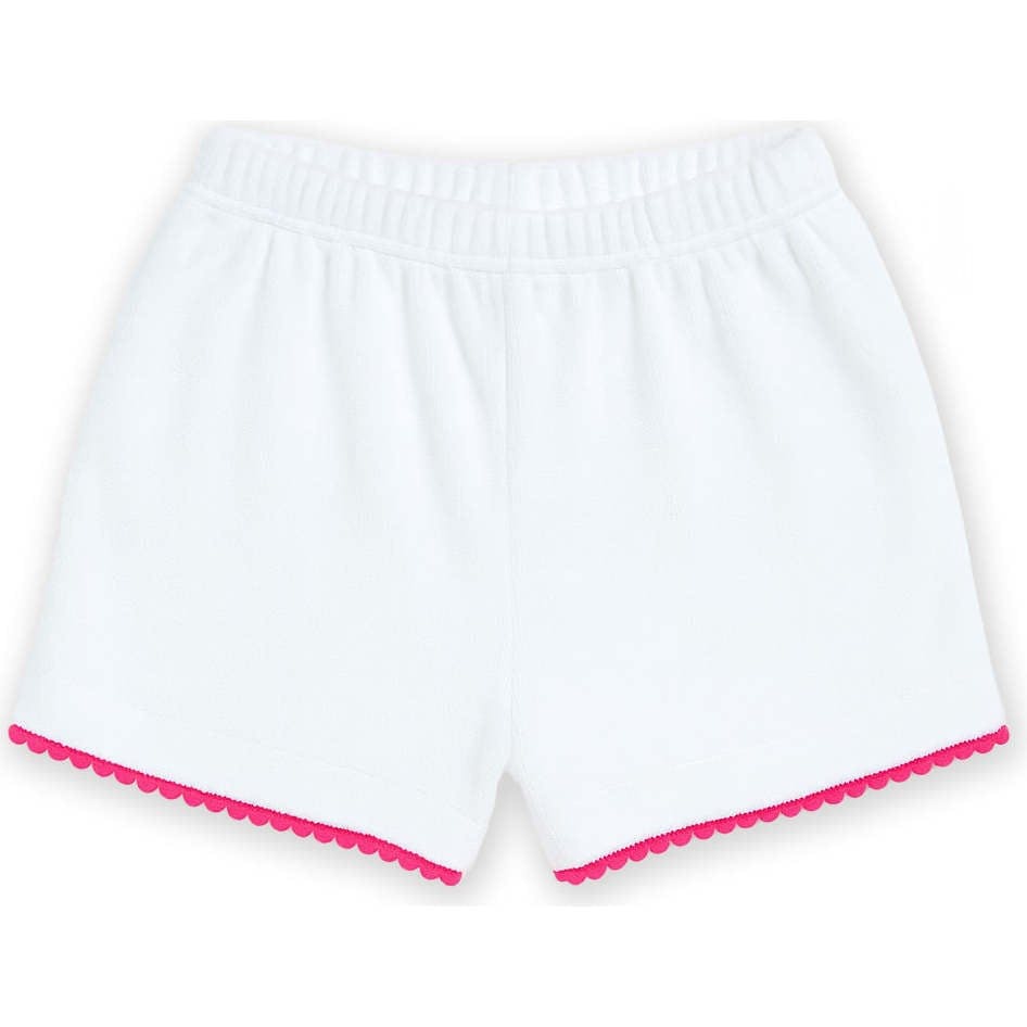 Terry Shorts With Pom Poms