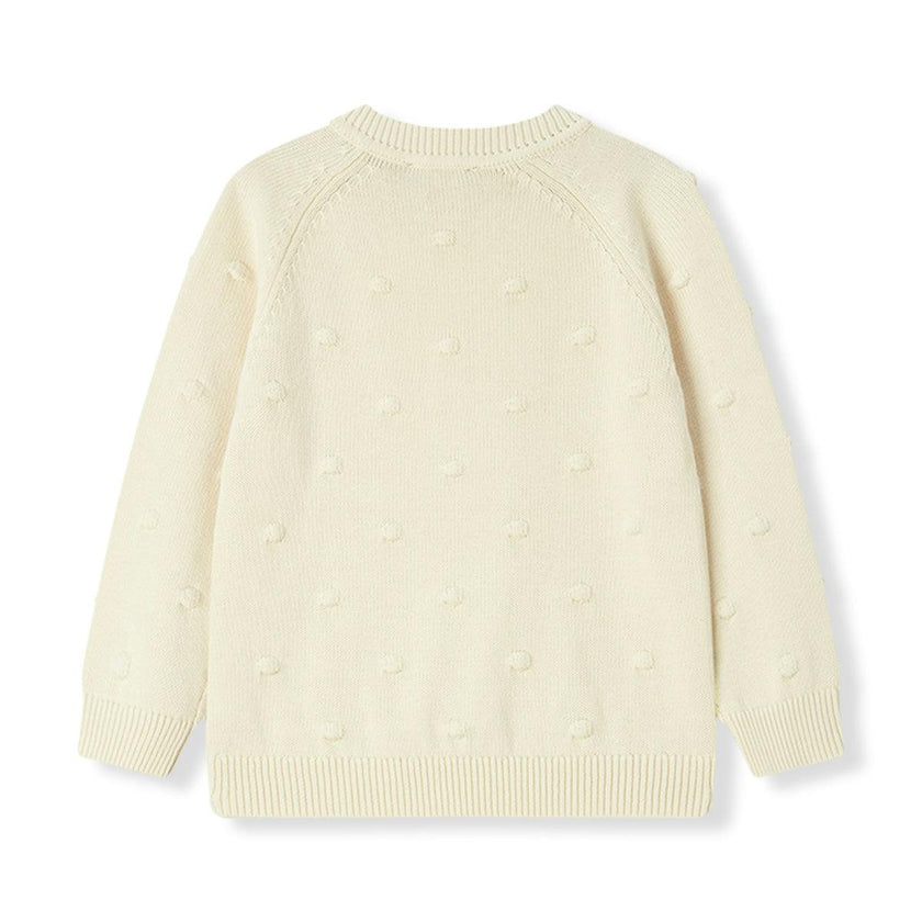 Snow Knit Popcorn Sweater