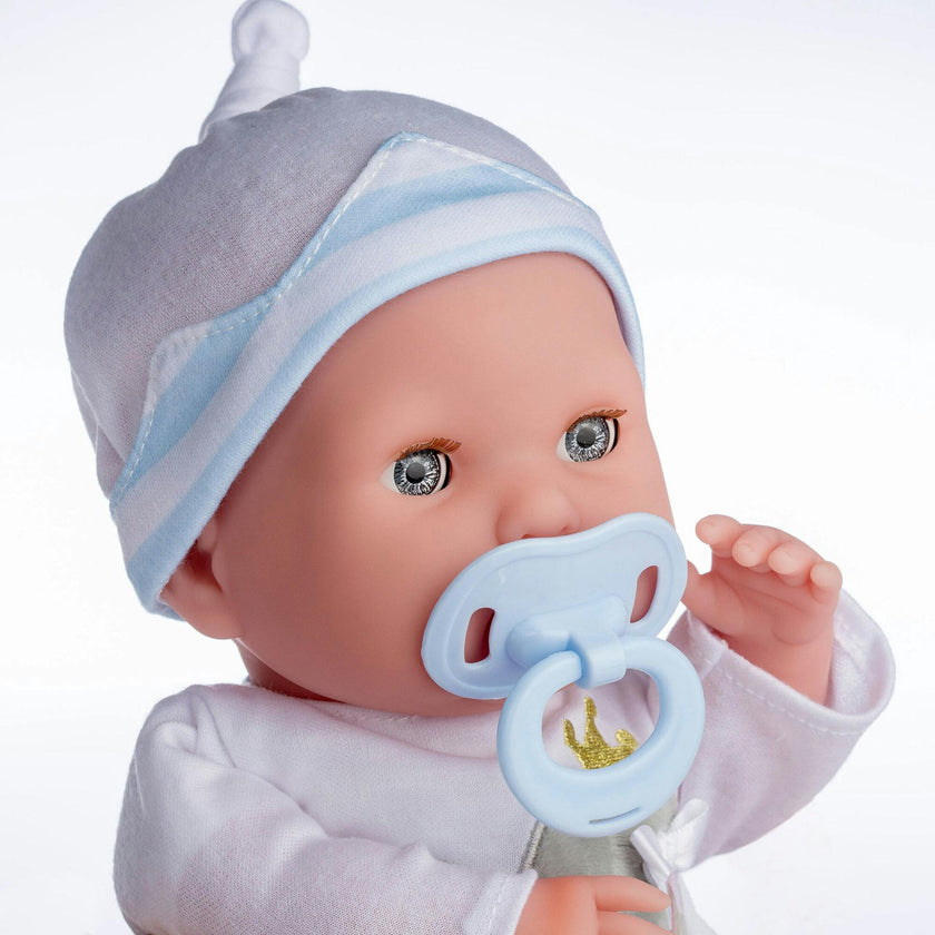 Nonis Boutique: 15" Doll - Blue 10pc
