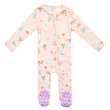 Zip-Up Footie Pajama - Enchanted Friends