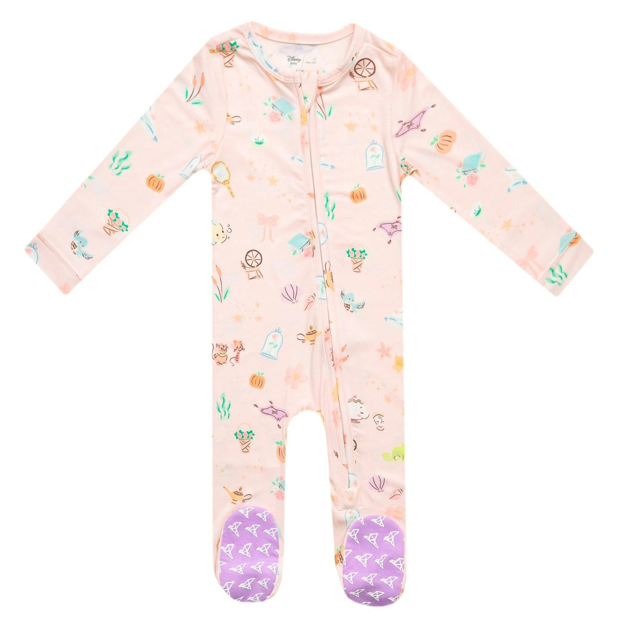 Zip-Up Footie Pajama - Enchanted Friends