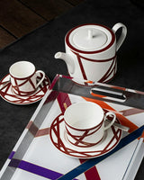 NASTRI BORDEAUX Tea Pot-Coffee Pot - Ø 12 x H 13 Cm