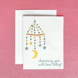 Showering You With Love Baby Shower Greeting Card