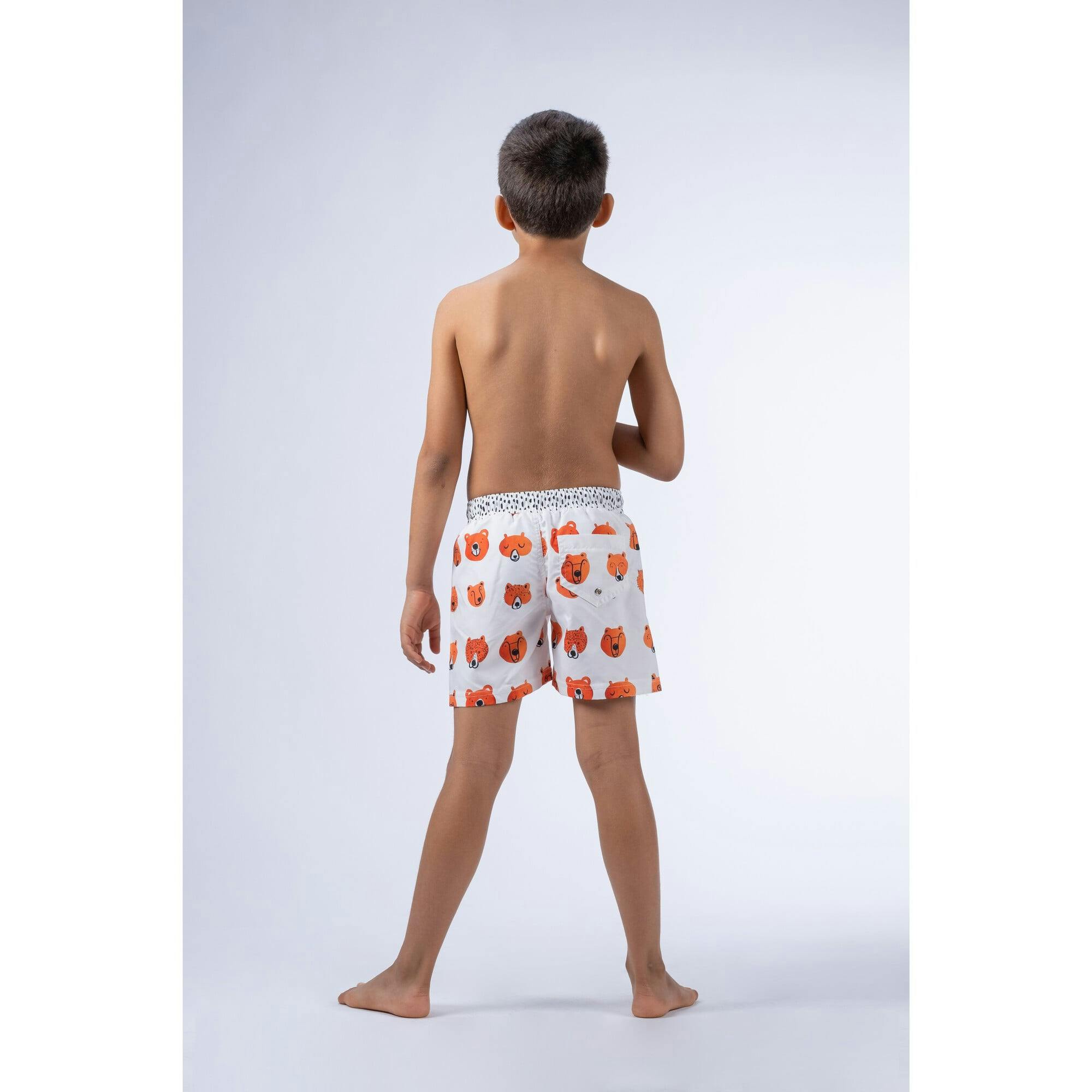 Bears Print Classic Swim Shorts, Multi