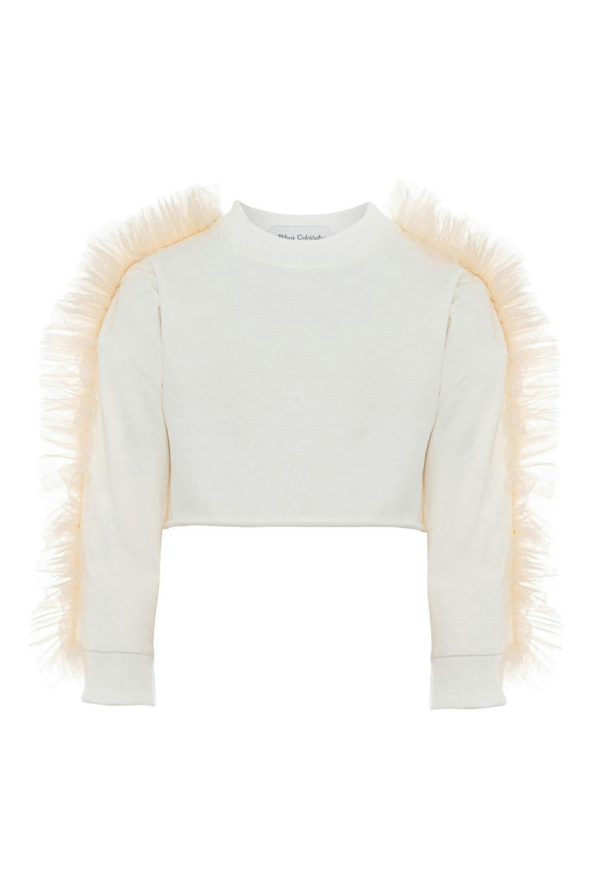 White Poppy Sweatshirt