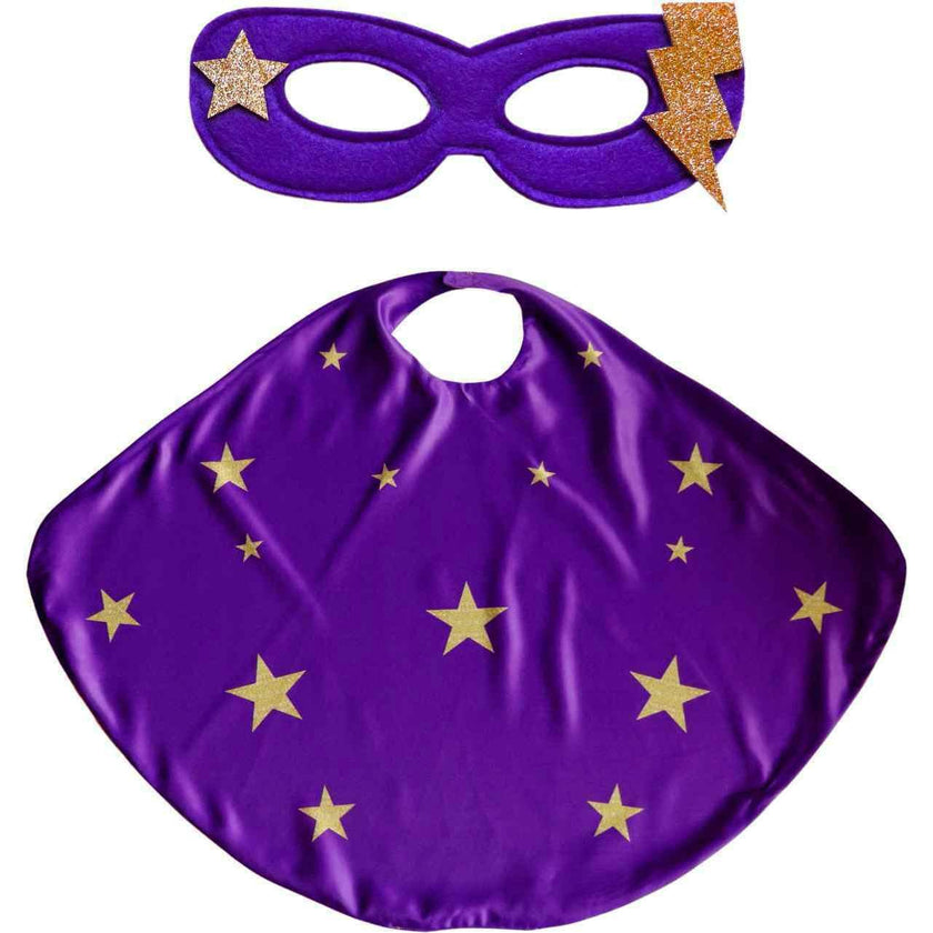 Superhero Star Power Cape Set, Purple