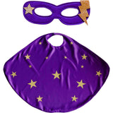 Superhero Star Power Cape Set, Purple