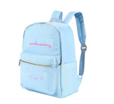 Classic Nylon Backpack – Custom Embroidered Script