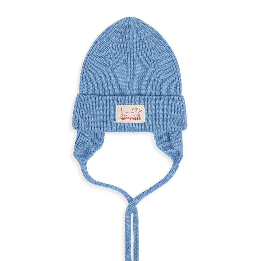 children's merino hat - ice blue
