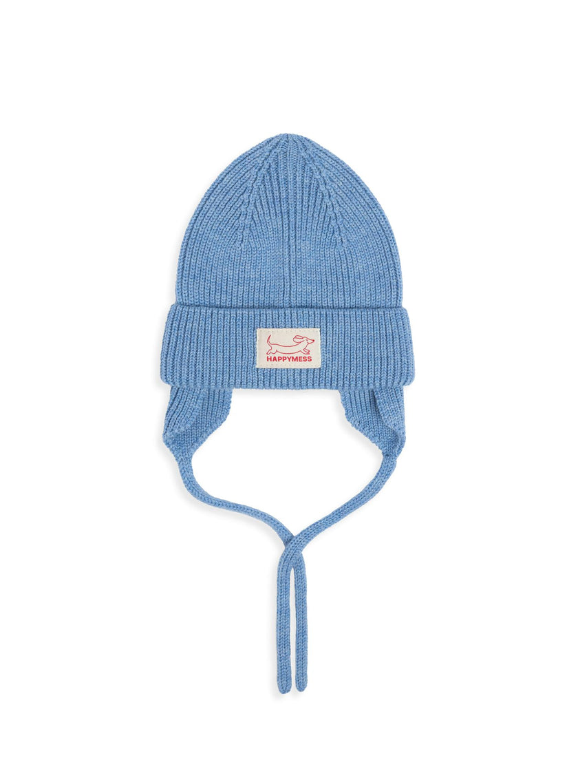 children's merino hat - ice blue