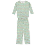 Audrey Women's Longsleeve Top Pant Set - Tree Topper Stars
