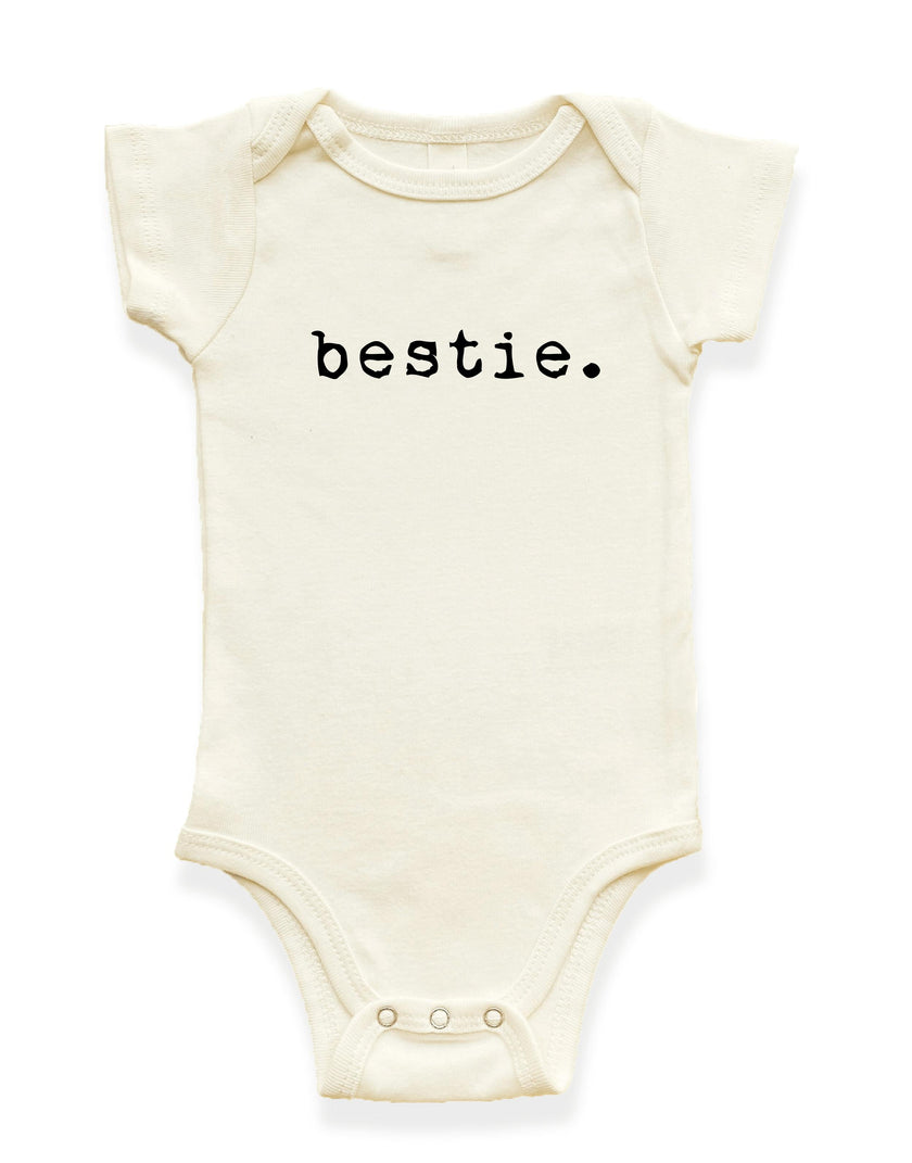Bestie Organic Cotton Baby Bodysuit Short Sleeve