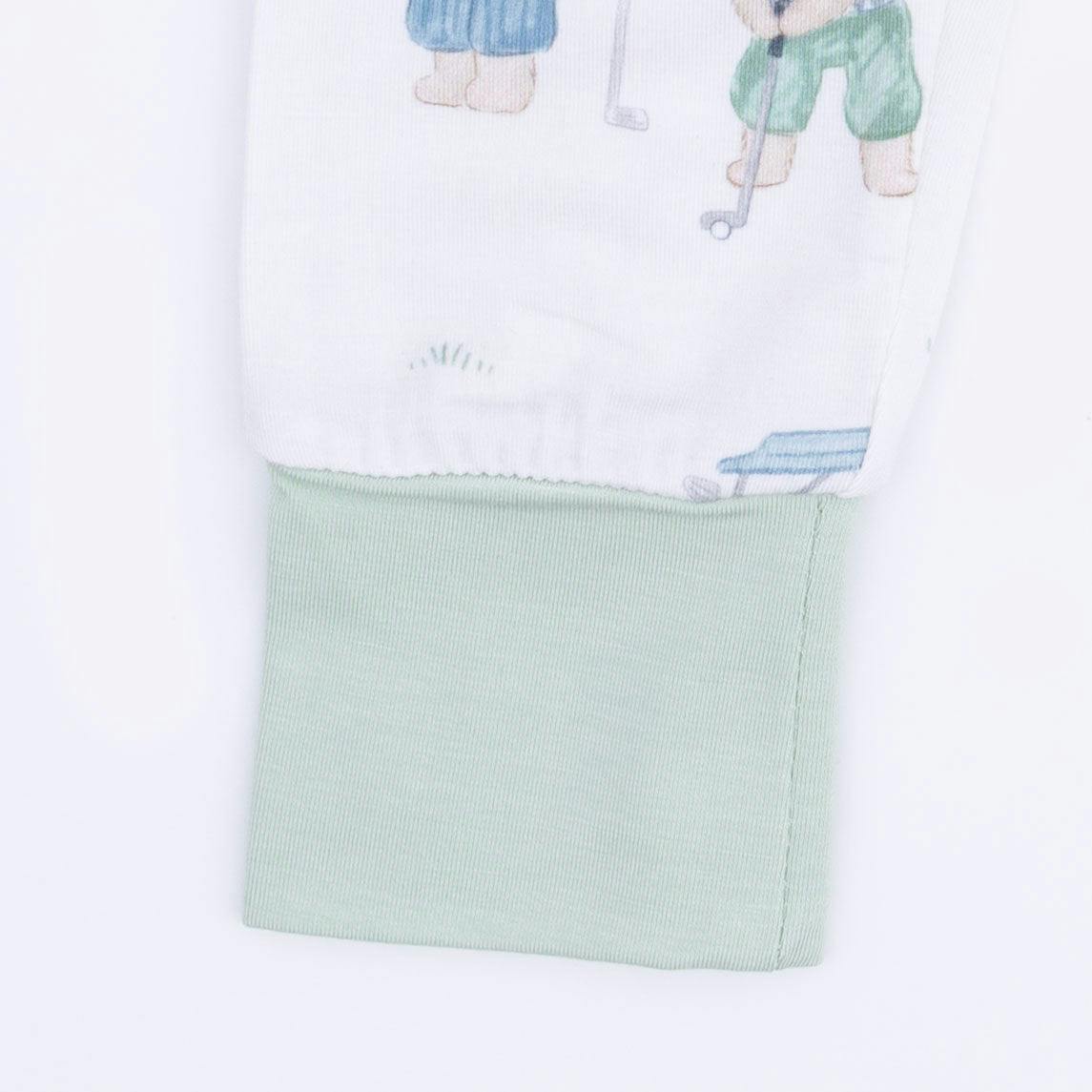 Golfing Teddy Bears - Short Sleeve Loungewear Set