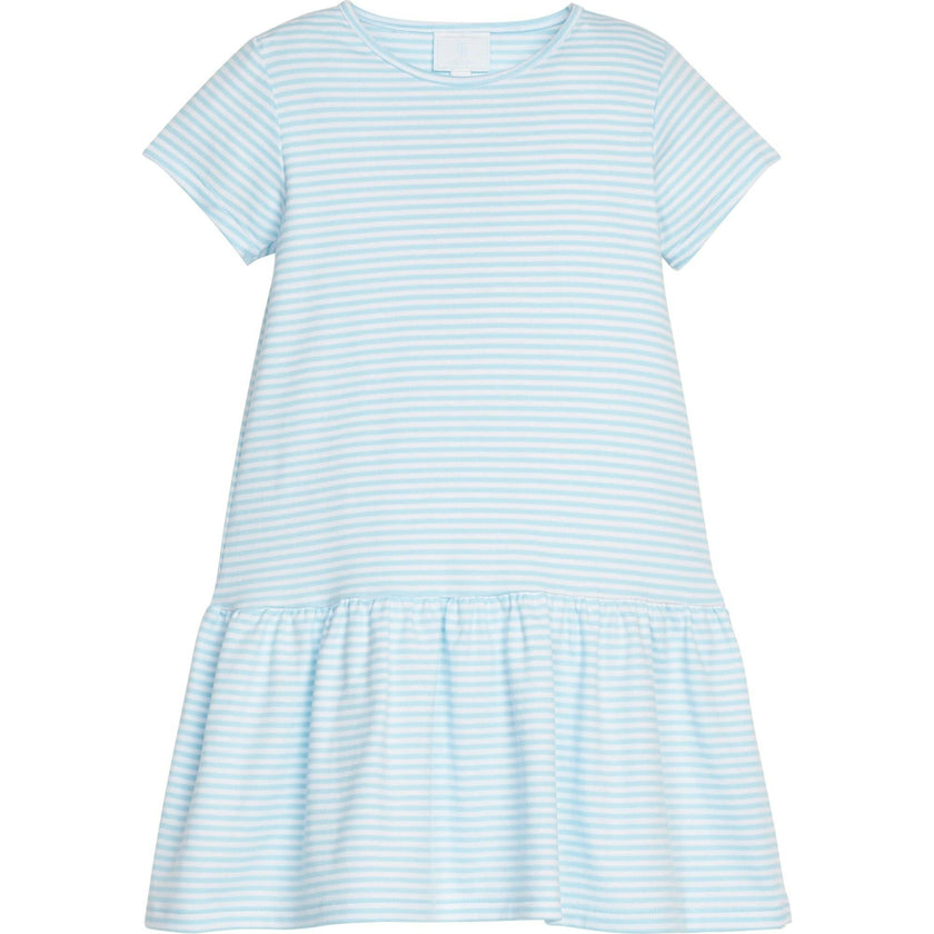 Kari T-Shirt Dress - Sky Stripe