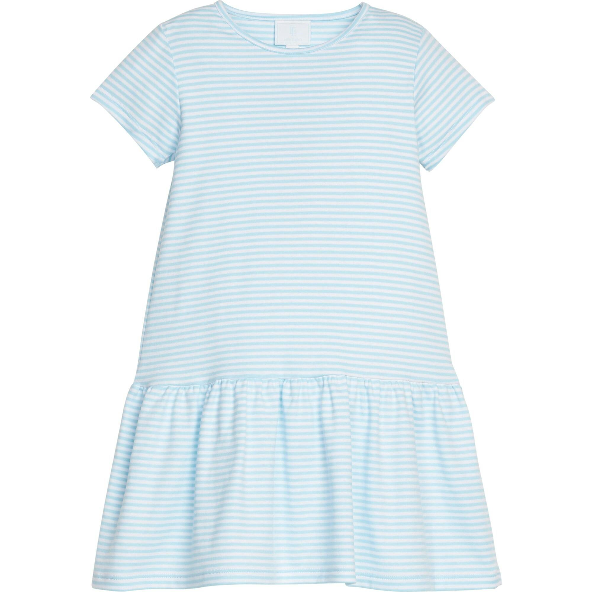 Kari T-Shirt Dress - Sky Stripe