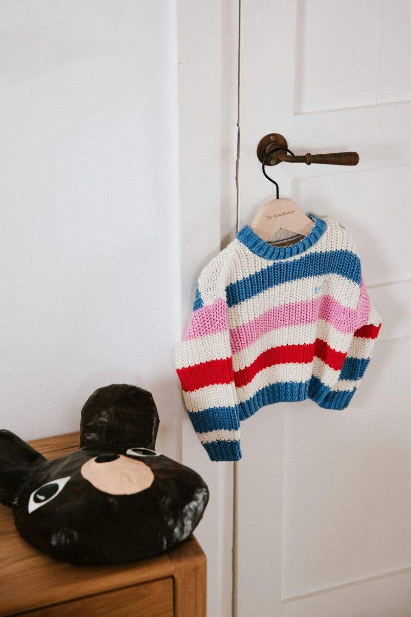Celosia Baby Jumper Iris Whisper Stripes
