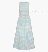 The Cosima Nap Dress - Blue/Red Gingham