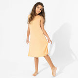 Peach Fuzz Bamboo Girls' Sleeveless Dress