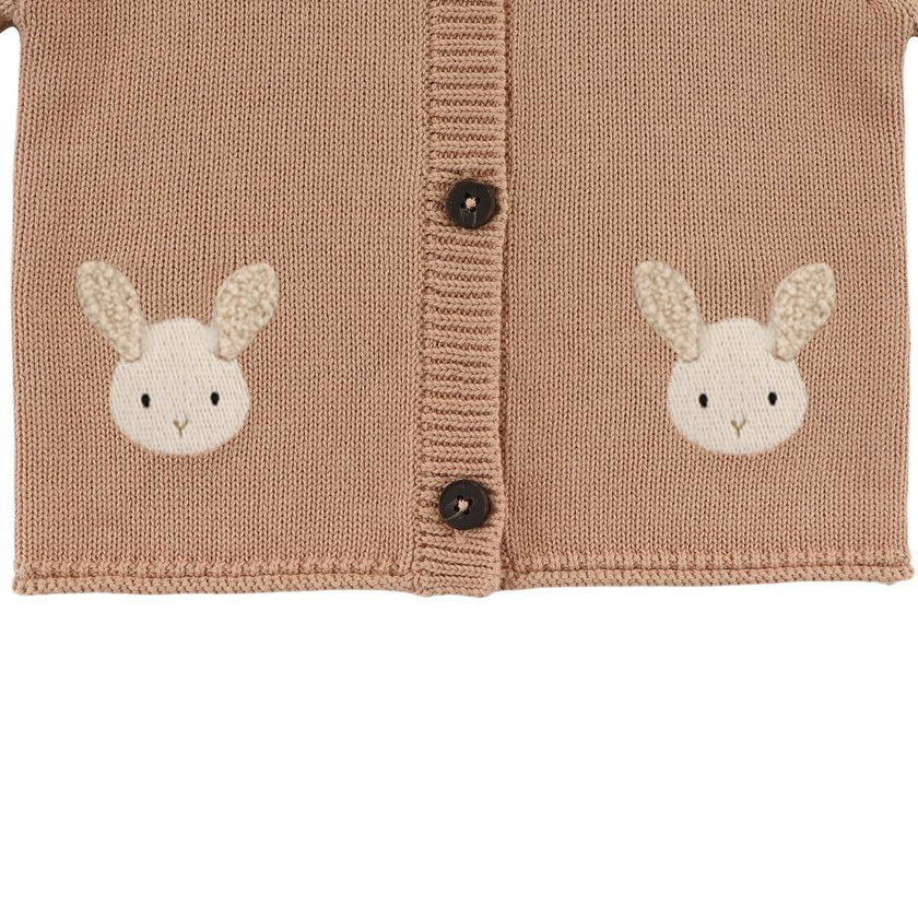 Danta Cardigan | Fluffy Bunny | Rose Mocha