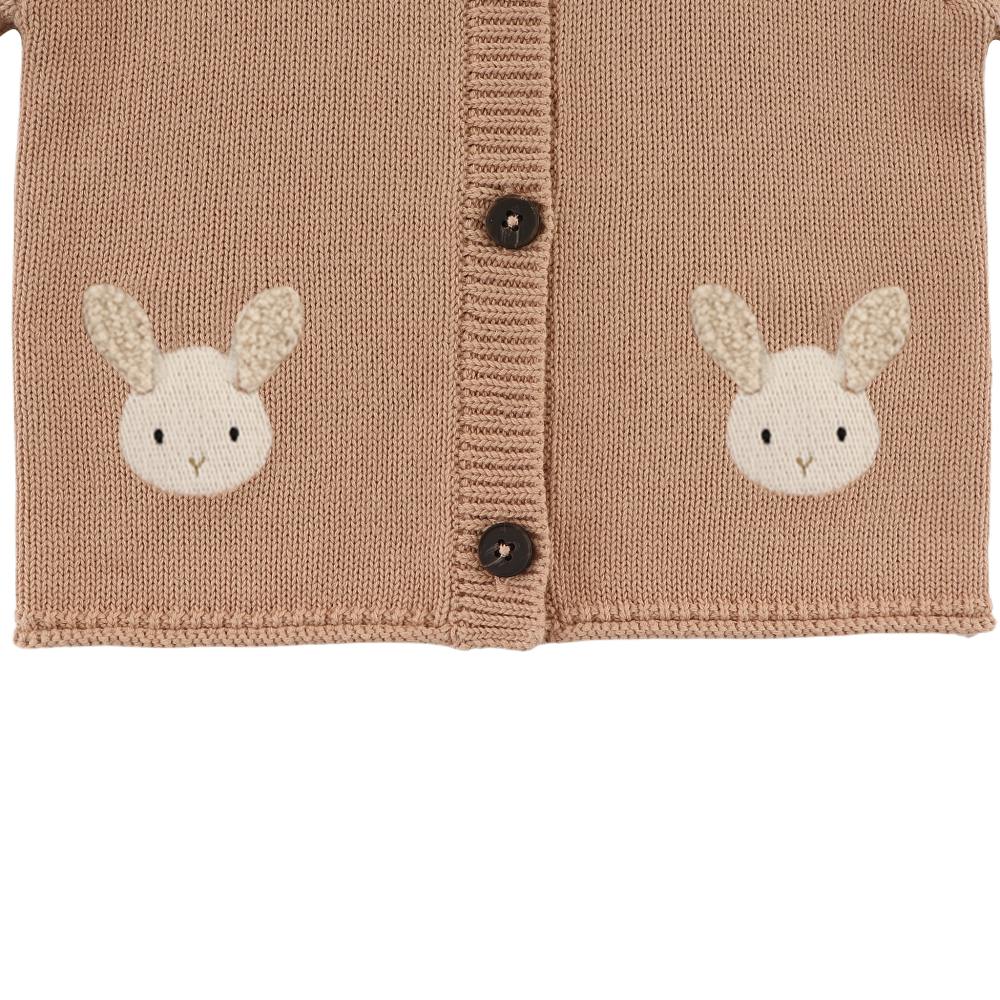Danta Cardigan | Fluffy Bunny | Rose Mocha