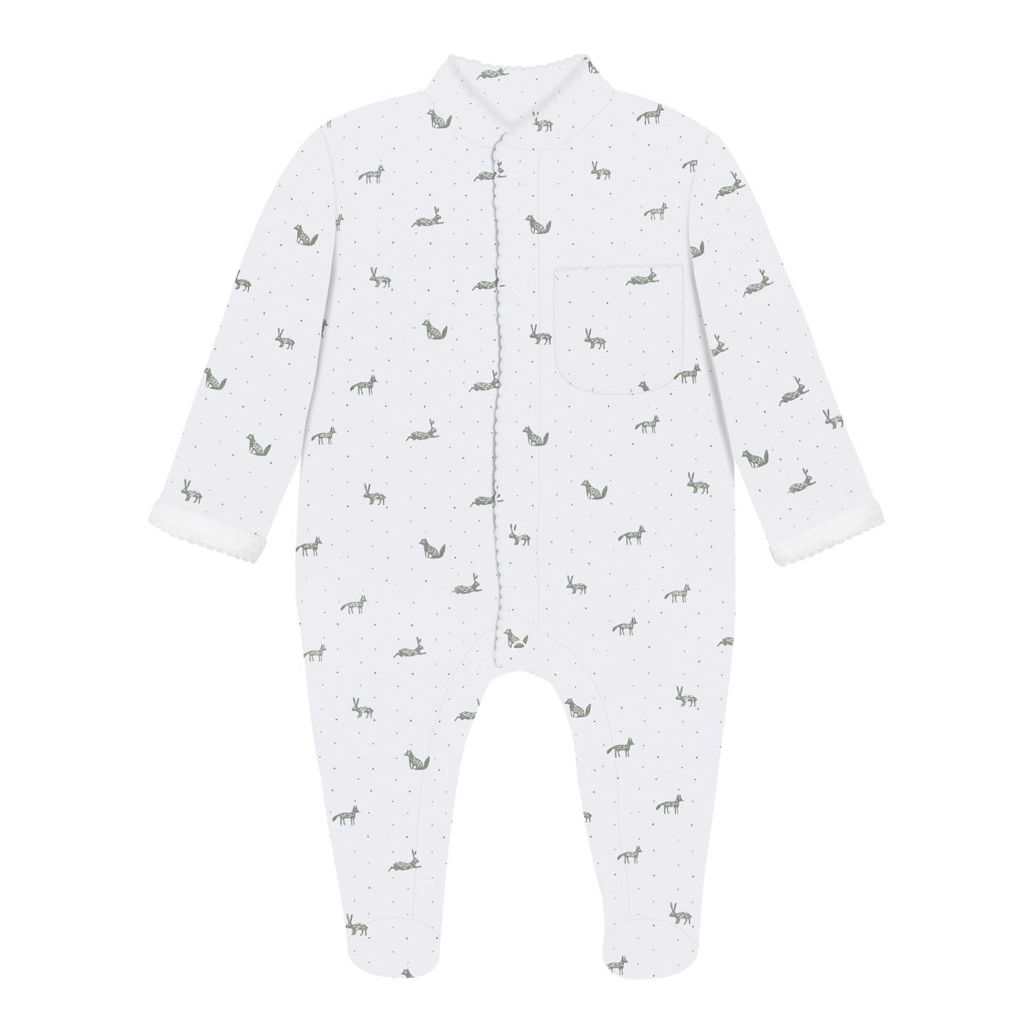 Little Gray Rabbits Pima Baby Pajama
