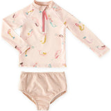 Toddler Swim Rash Guard & Bottom, Multi