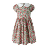 Botanical Frill Front Dress