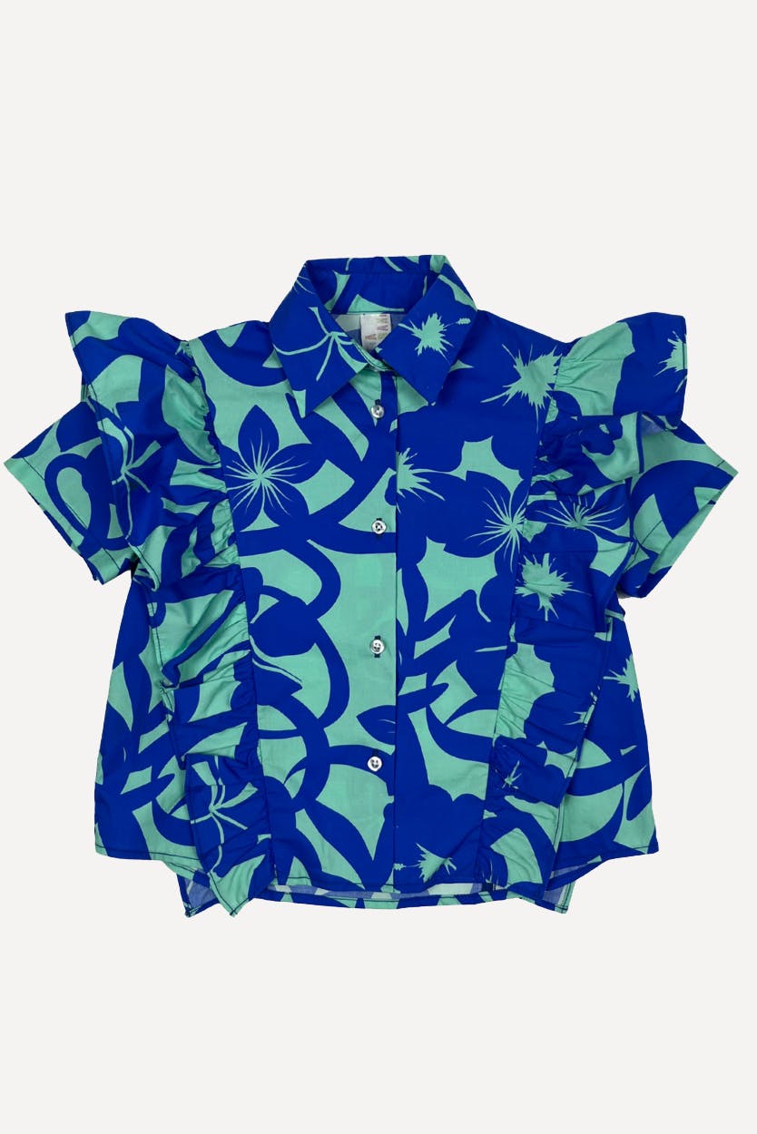 BIANCA RUFFLE BLOUSE