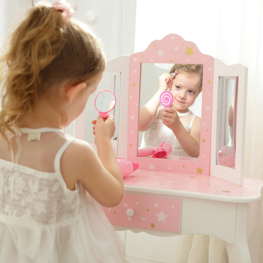 Teamson Kids Wooden Twinkle Star 2-pc. Vanity
