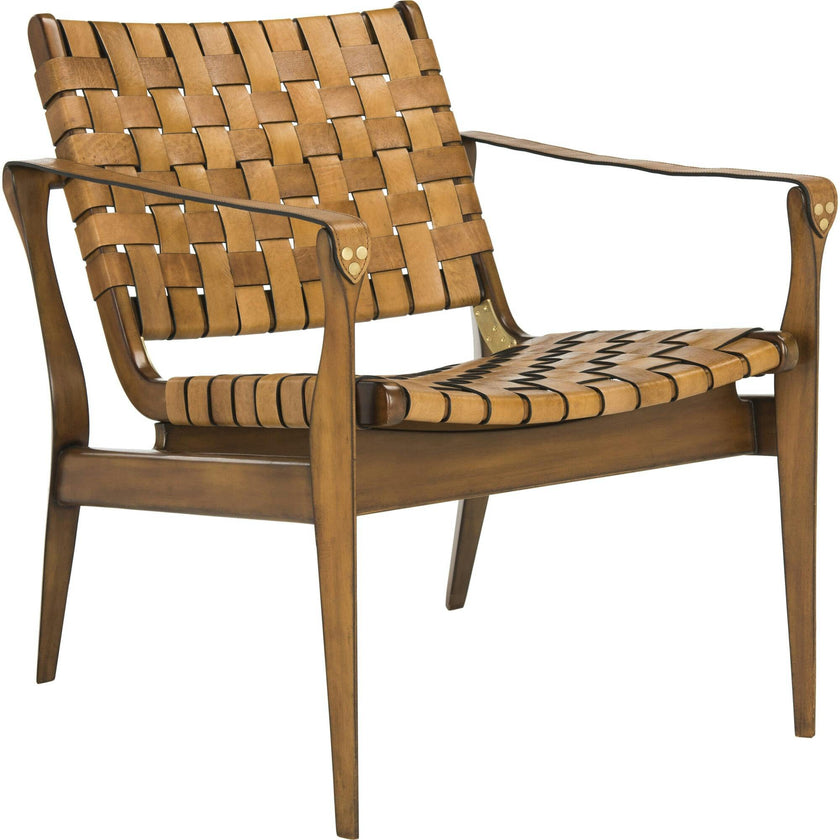 Dilan Leather Safari Chair