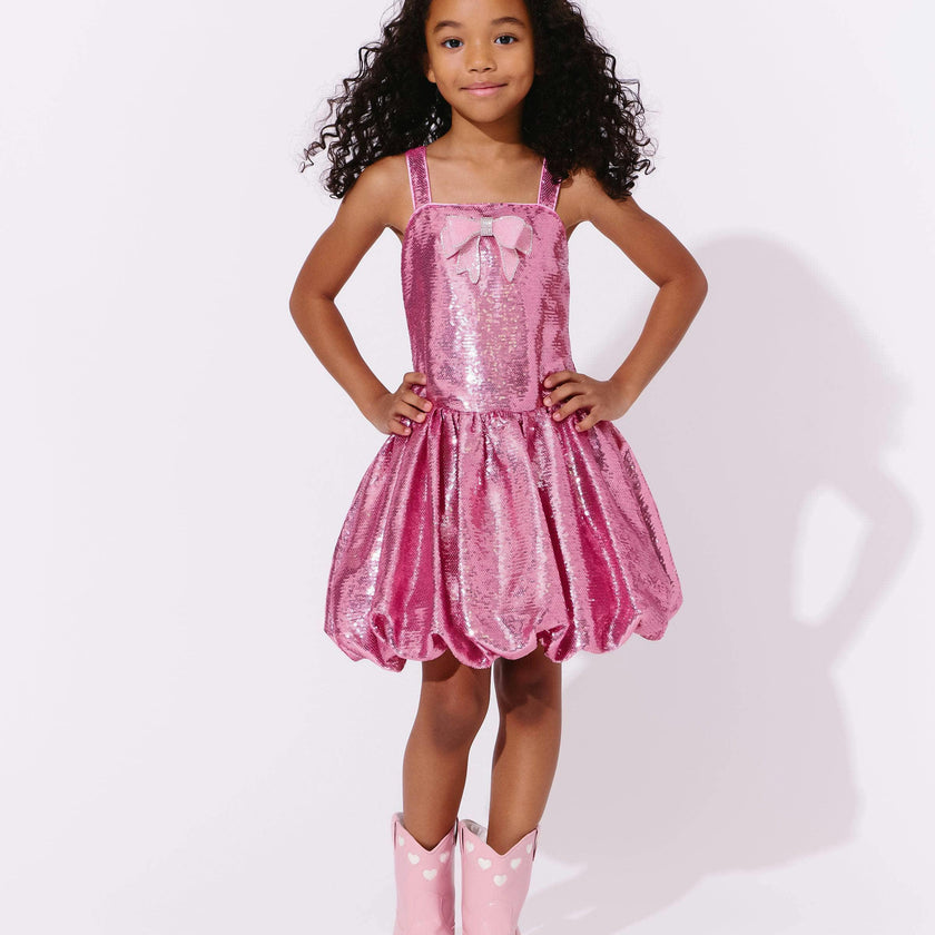 Rose Bow Bubble Dress