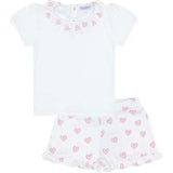 Pink Heart Short Set