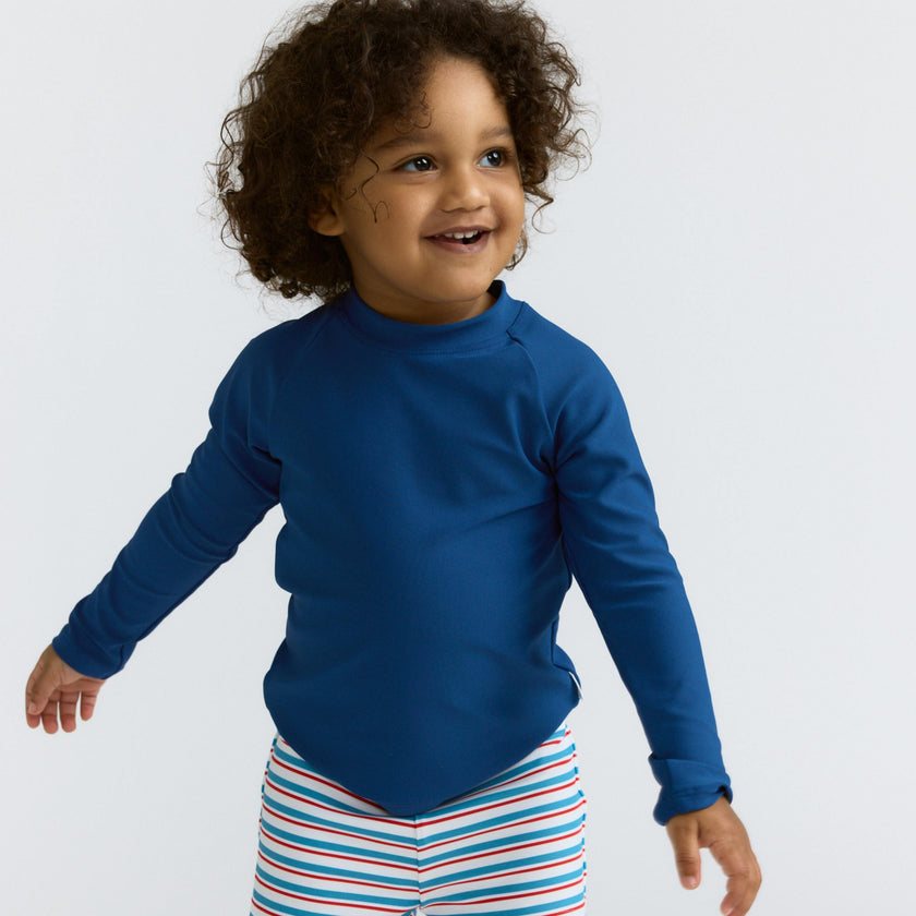 unisex oyster blue rashguard