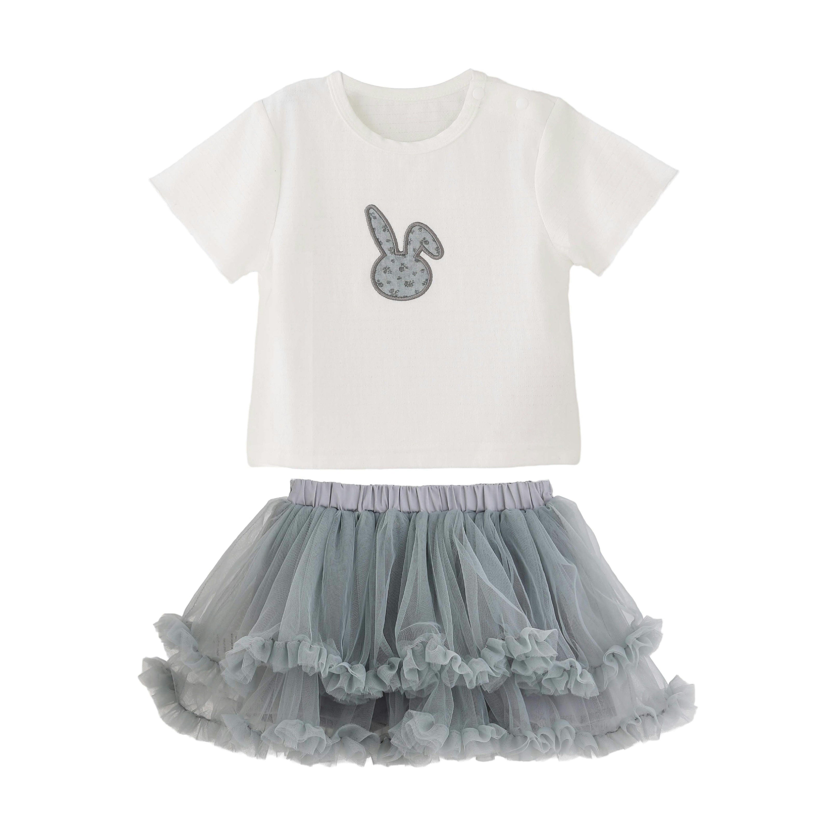 Gray Bunny Tulle Set
