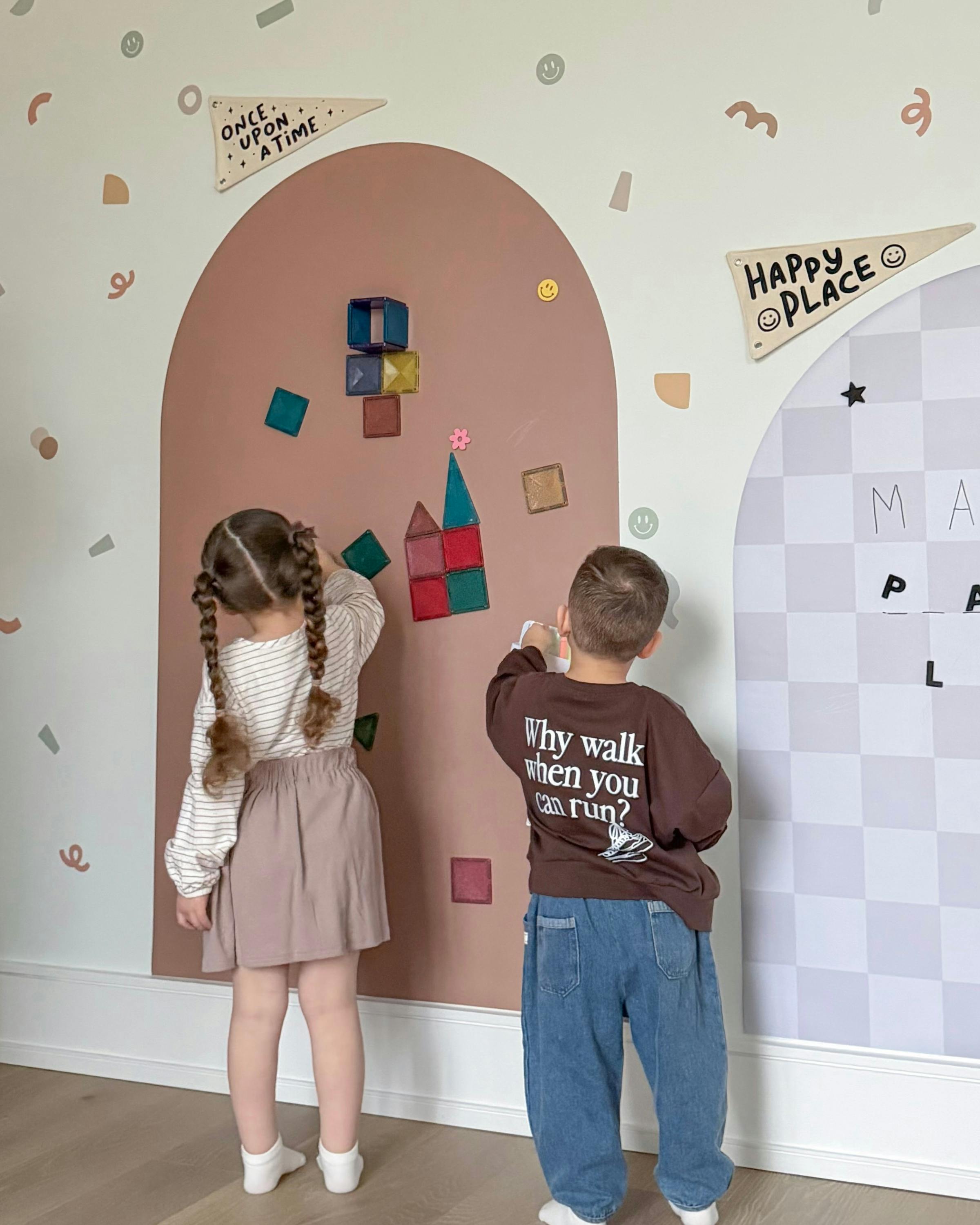 JUMBO Magic Playwall - Arch Magnetic Wall Decal for Kids
