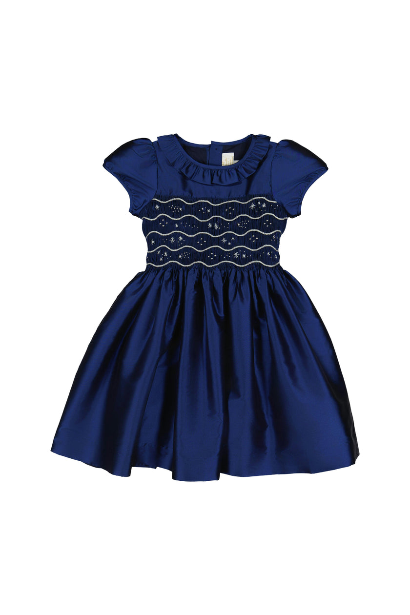 SOFIA SAPHIR SMOCKED DRESS
