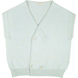 Graffiti Sleeveless Cardigan