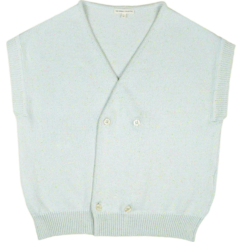 Graffiti Sleeveless Cardigan