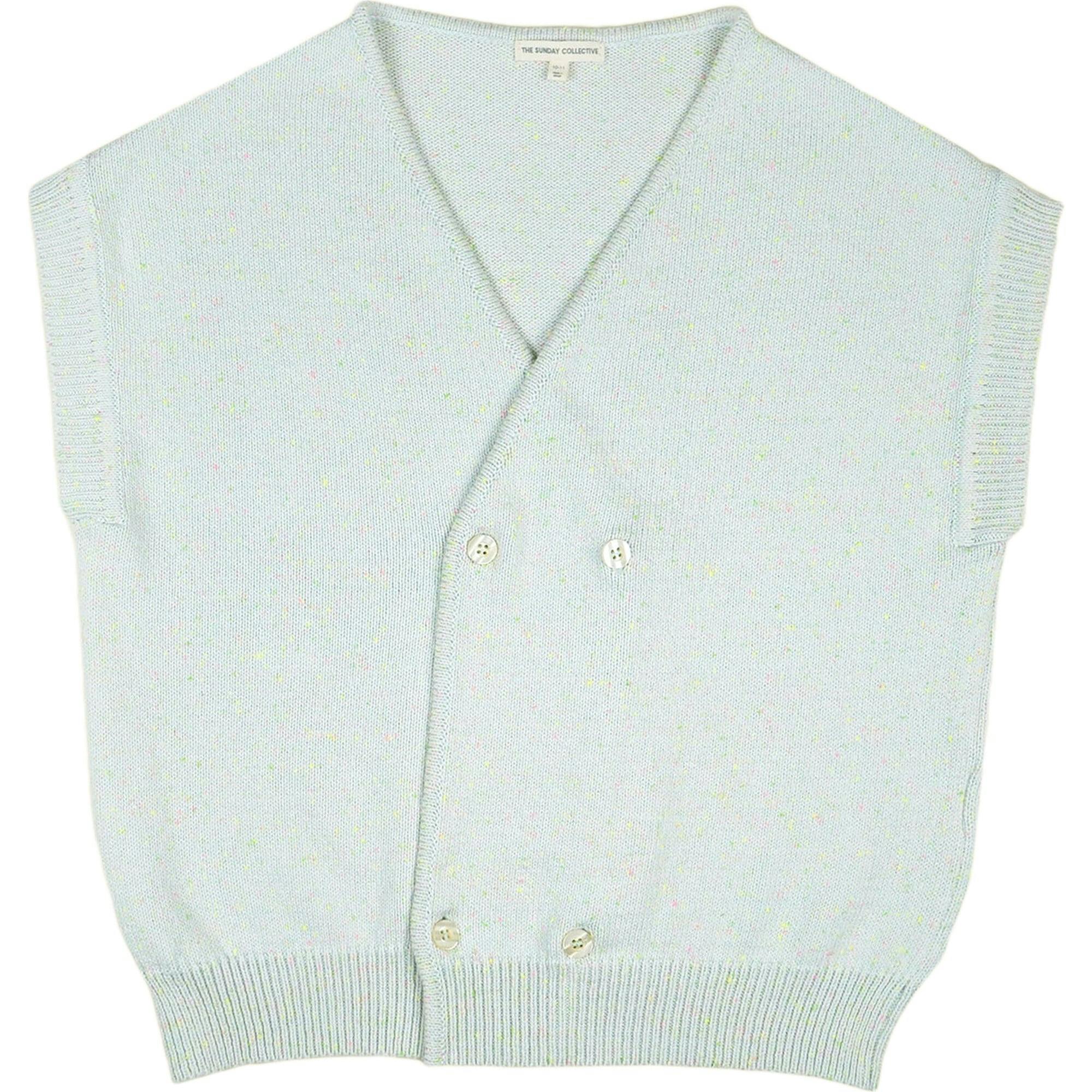 Graffiti Sleeveless Cardigan