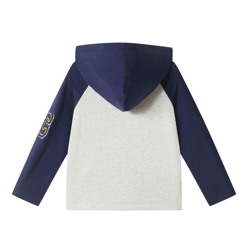 Boys Graphic Hooded Tee | Sports All-Star - Navy