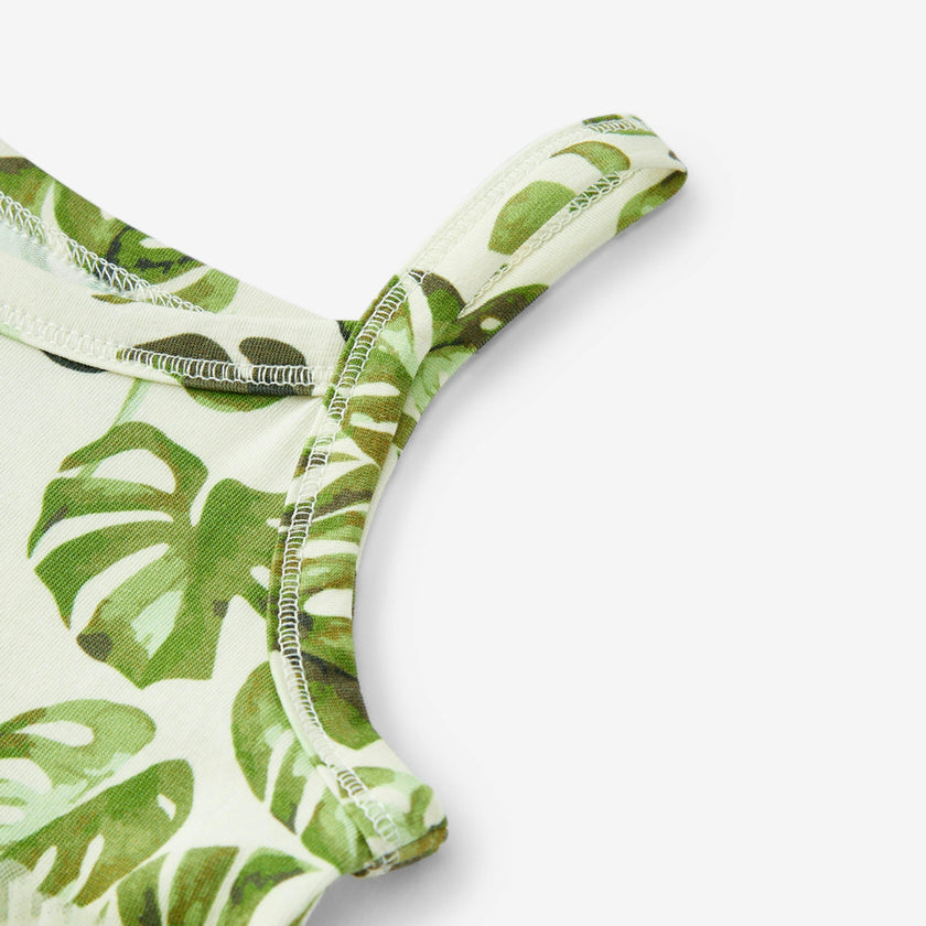 Island Leaf Cotton Stretch Ballet Dress