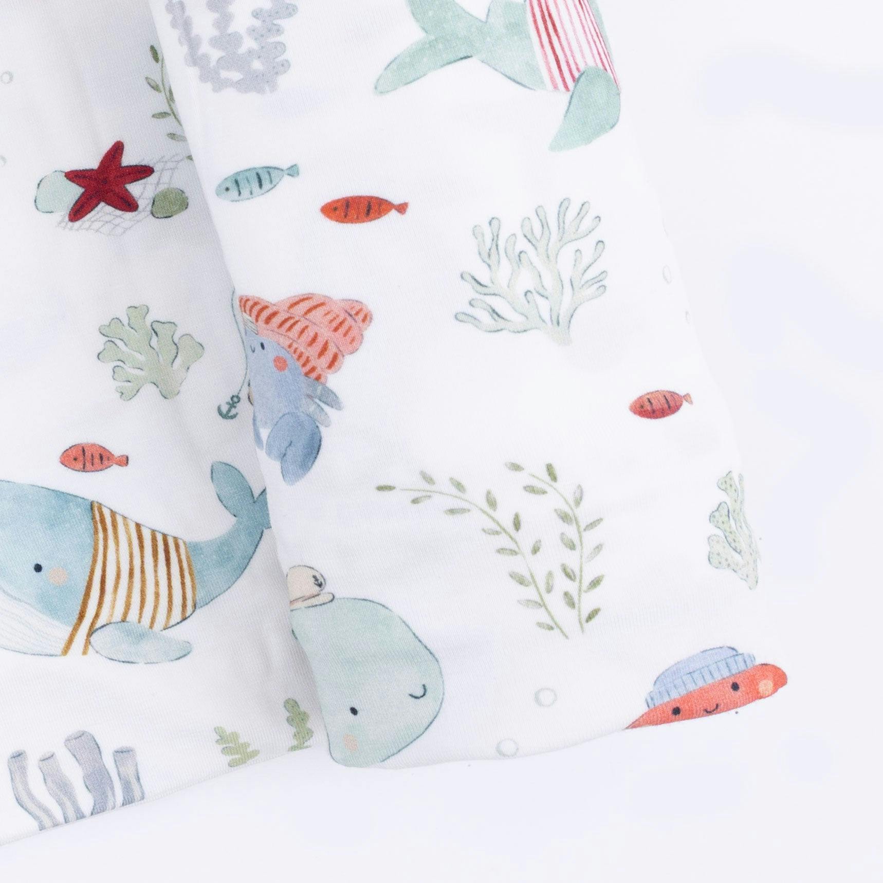 Sailor Sea Creatures - Swaddle Blanket